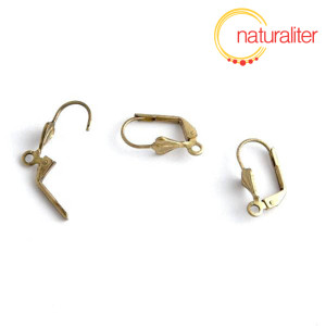 N&aacute;u&scaron;nicov&eacute; zap&iacute;n&aacute;n&iacute; 19x11mm starobronz, 2ks