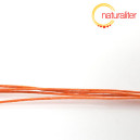 Voskovan&aacute; &scaron;ňůra oranžov&aacute; 1 mm, 5 m