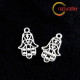 Ruka Fatimy - hamsa - přívěsek starostříbro 23x14mm, 2ks
