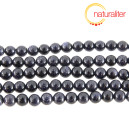 Goldstone, aventurínové sklo modré - korálky 6mm, návlek 38cm