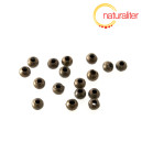 Kovový korálek 3mm starobronz 50ks